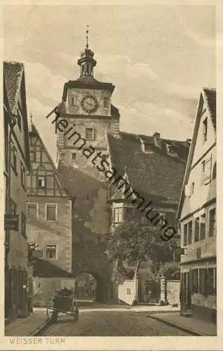 Rothenburg - Weisser Turm - Verlag Ernst Geissendörfer Rothenburg