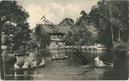 Jonsdorf - Gondelfahrt - Foto-Ansichtskarte - Verlag Bruno Scholz Ebersbach 50er Jahre