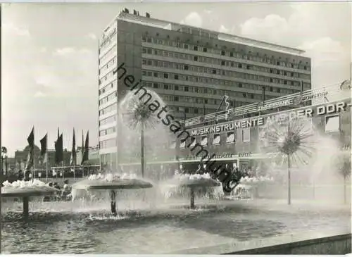 Dresden - Interhotel Bastei - Prager Strasse - Foto-Postkarte - VEB Bild und Heimat Reichenbach