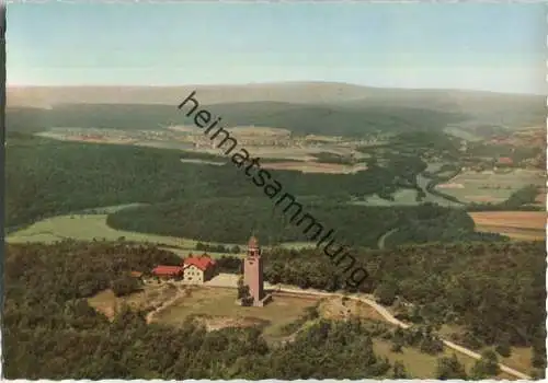 Bad Kissingen - Wittelsbacher Jubiläumsturm - Luftaufnahme - Cramers Kunstanstalt KG Dortmund
