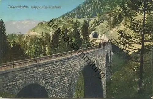 Tauernbahn - Kapponig-Viadukt - Verlag Purger & Co. München 1911