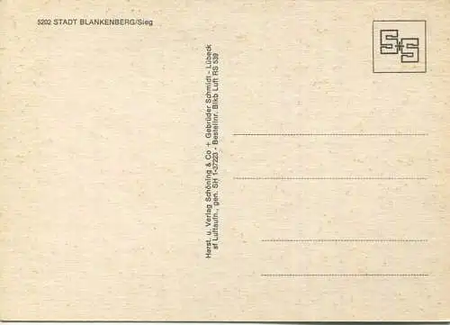 Stadt Blankenberg - AK-Grossformat - Verlag Schöning & Co. Lübeck