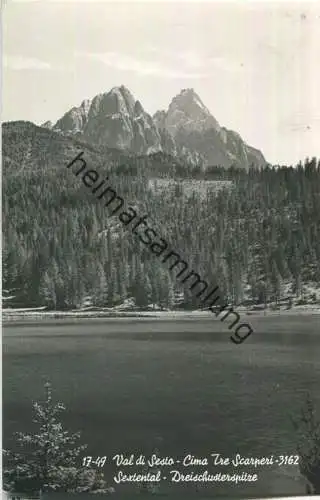 Val di Sesto - Cima tre Scarperi - Foto-Ansichtskarte - Edizioni Ghedina Cortina
