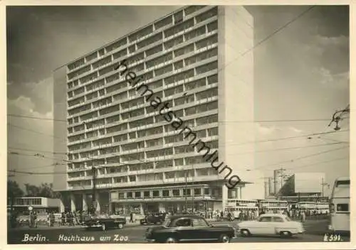 Berlin - Hochhaus am Zoo - Foto-Ansichtskarte 50er Jahre - Verlag R. Lissner Berlin