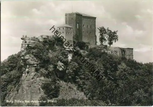 Burg Trifels bei Annweiler - Foto-Ansichtskarte - Cramers Kunstanstalt Dortmund 60er Jahre
