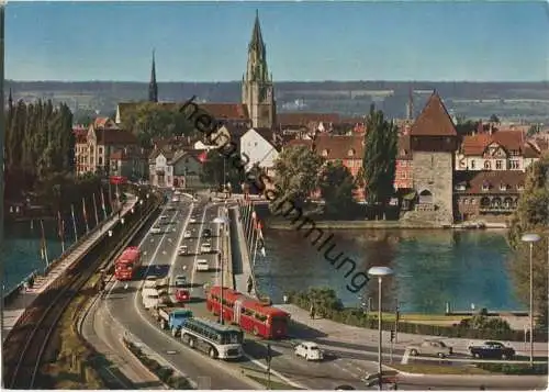 Konstanz - Rheinbrücke - Bus - Verlag Gebr. Metz Tübingen