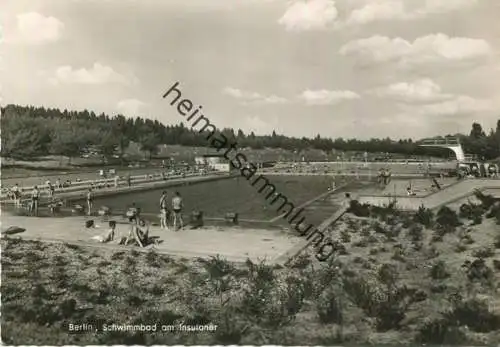 Berlin - Schwimmbad am Insulaner - Foto-AK Grossformat - Verlag Kunst und Bild Berlin