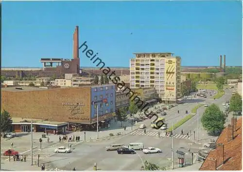 Wolfsburg - Porschestrasse und Volkswagenwerk - Andres + Co. Verlag Hamburg