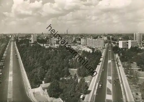 Berlin - Blick von der Siegessäule auf das Hansaviertel - Foto-AK Grossformat - Verlag Hans Andres Berlin