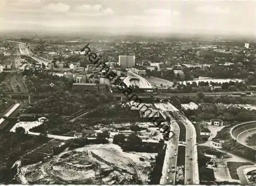 Berlin - Stadtautobahn - Foto-AK Grossformat