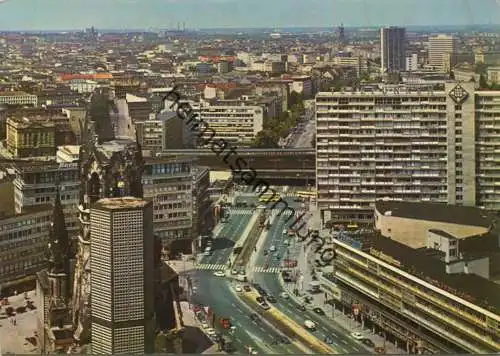 Berlin - Blick auf Gedächtniskirche und Bahnhof Zoo - AK Grossformat 60er Jahre  - Verlag Alfred Ziethen Berlin