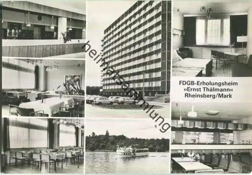 Rheinsberg - FDGB-Erholungsheim Ernst Thälmann - Verlag Bild und Heimat Reichenbach