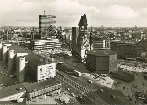 Berlin - Kaiser-Wilhelm-Gedächtniskirche - Foto-AK Grossformat 60er Jahre - Verlag Hans Andres Berlin