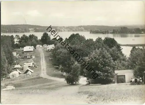 Retzow - Zeltplatz Rehberge am Wurlsee - Foto-Ansichtskarte - Verlag H. Sander Berlin