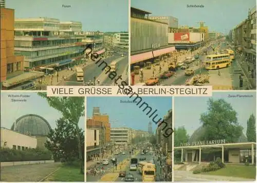 Berlin - Steglitz - Planetarium - Schlossstrasse - Forum - BVG Bus - Andres + Co. Verlag Berlin