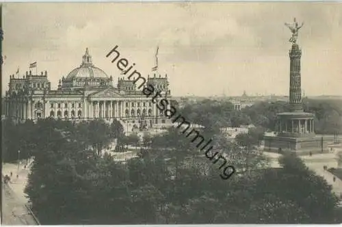 Berlin - Reichstag und Siegessäule - Verlag G.V.B.