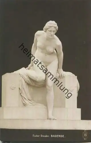 Badende - Fischer Dresden - Foto-Ansichtskarte - Verlag Friedr. O. Wolter Berlin