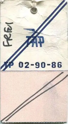 Baggage strap tag - Gepäckanhänger - TAP Transportes Aéreos Portugueses
