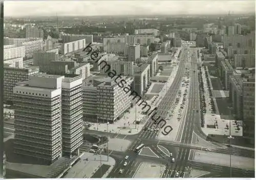 Berlin - Karl-Marx-Allee - Foto-Ansichtskarte - VEB-Foto-Verlag Erlbach