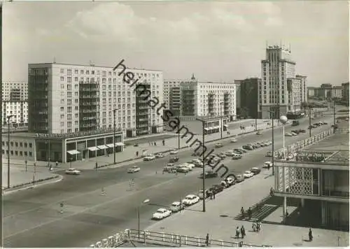 Berlin - Karl Marx Allee - Foto-Ansichtskarte - Dick Foto-Verlag Erlbach