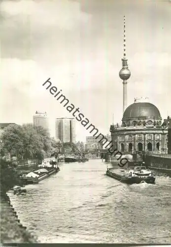 Berlin - Bode-Museum und Fernsehturm - Foto-Ansichtskarte - Dick-Foto-Verlag Erlbach
