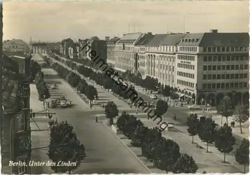 Berlin - Unter den Linden - Foto-Ansichtskarte - Verlag H. Sander KG Berlin 50er Jahre