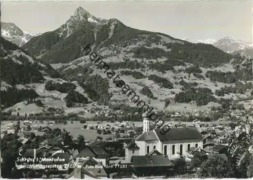 Schruns im Montafon - Foto-Ansichtskarte - Verlag Foto Risch-Lau Bregenz