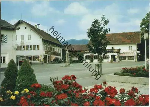 Benediktbeuern - Dorfplatz - Verlag Schöning & Co. Lübeck