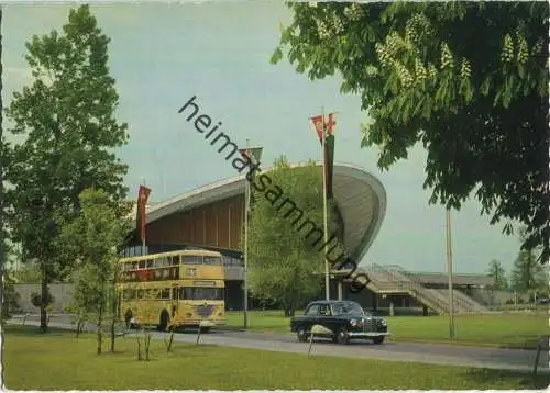 Berlin - Kongresshalle im Tiergarten - BVG Bus - Verlag Kunst und Bild Berlin 60er Jahre