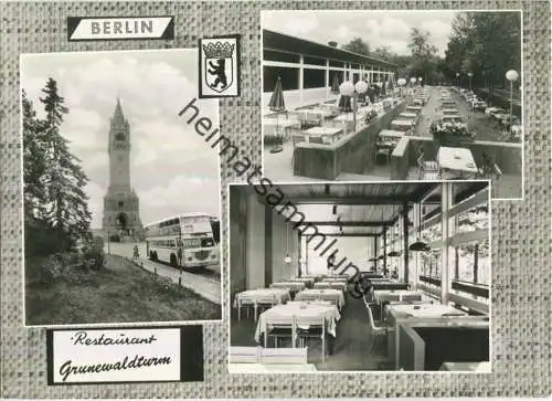 Berlin - Restaurant Grunewaldturm - Karin Schrader - Foto-Ansichtskarte - Verlag Herbert Meyerheim Berlin