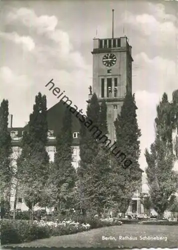 Berlin - Rathaus Schöneberg - Foto-Ansichtskarte - Verlag Herbert Meyerheim Berlin