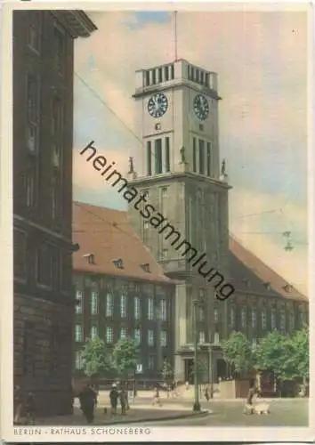 Berlin - Rathaus Schöneberg - Verlag Heinze & Co. Schmargendorf 50er Jahre