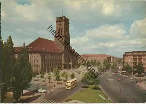 Berlin - Schöneberger Rathaus - BVG Bus - Hans Andres Verlag Berlin 60er Jahre