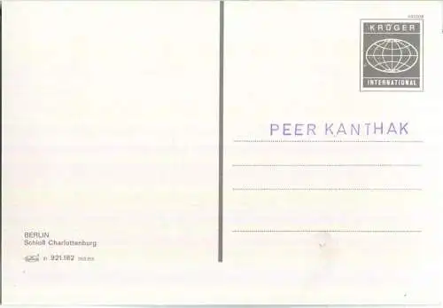 Berlin - Schloss Charlottenburg - Verlag Krüger