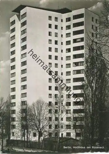 Berlin - Hochhaus am Roseneck - Foto-Ansichtskarte - Verlag Kunst und Bild Berlin 50er Jahre