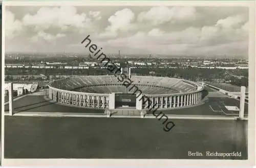 Berlin - Reichssportfeld - Foto-Ansichtskarte - Verlag Felix Setecki Berlin 40er Jahre