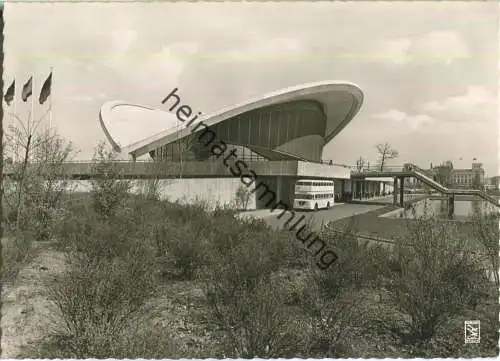 Berlin - Kongresshalle - BVG Bus - Foto-Ansichtskarte - Verlag Klinke & Co. Berlin 60er Jahre