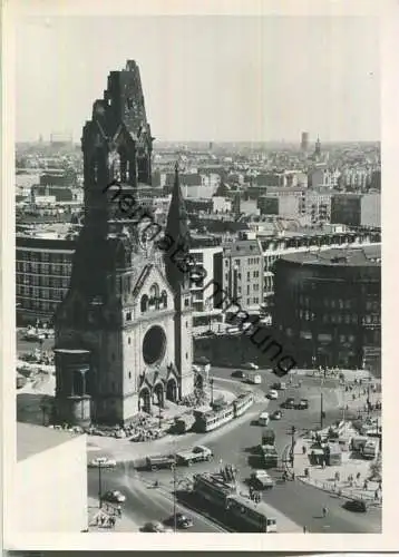 Berlin - Kaiser-Wilhelm-Gedächtniskirche - Foto-Ansichtskarte