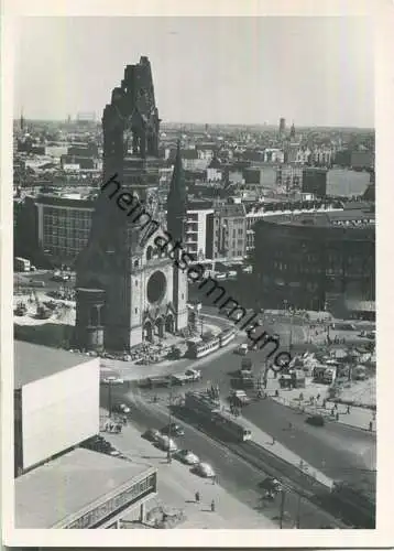 Berlin - Kaiser-Wilhelm-Gedächtniskirche - Foto-Ansichtskarte