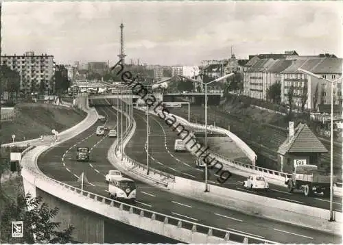 Berlin - Stadt-Autobahn - Foto-Ansichtskarte - Verlag Klinke & Co. Berlin 60er Jahre
