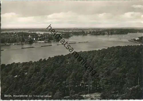 Berlin - Havelpartie zur Scharfen Lanke - Foto-AK - Verlag Kunst und Bild Berlin 50er Jahre