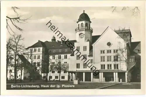 Berlin - Lichtenberg - Haus der jungen Pioniere - Foto-Ansichtskarte - Verlag Photochemie Berlin