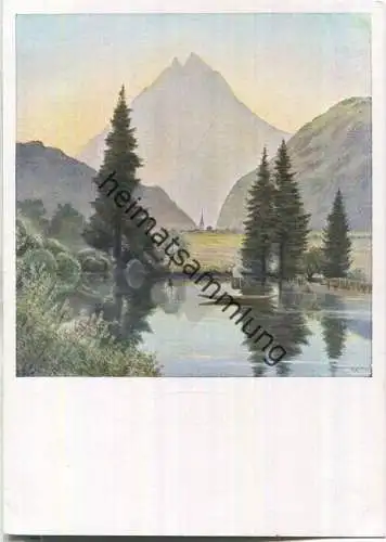 Landschaft - Karl-Kühnle-Postkarte 49 - Karl Rohm Verlag Lorch 30er Jahre