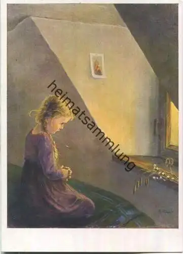 Im stillen Kämmerlein - Karl-Kühnle-Postkarte 55 - Karl Rohm Verlag Lorch 30er Jahre