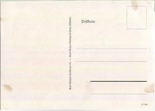 Abendruhe - Karl-Kühnle-Postkarte 86 - Karl Rohm Verlag Lorch 30er Jahre