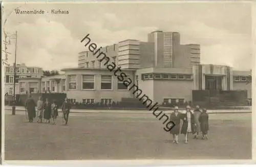 Warnemünde - Kurhaus - Verlag Emil Krakow Warnemünde