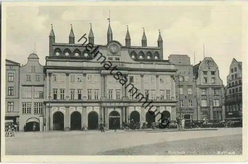 Rostock - Rathaus - Verlag Christian Schöning Lübeck