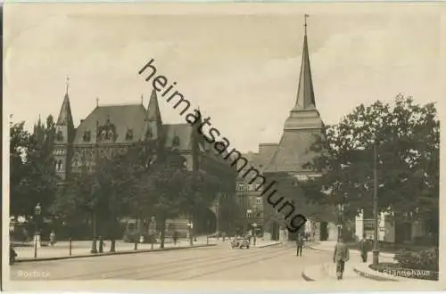 Rostock - Steintor - Ständehaus - Foto-AK - Verlag Christian Schöning Lübeck