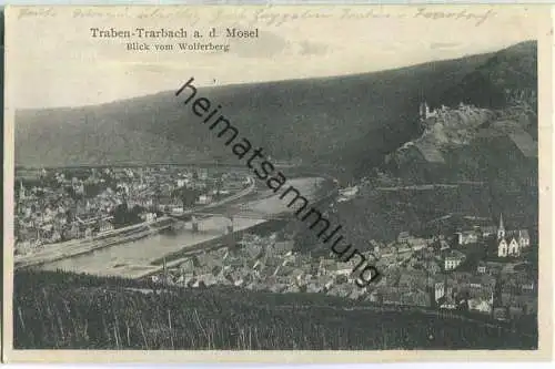 Traben-Trarbach - Blick vom Wolferberg - Verlag Max Heitz Traben-Trarbach