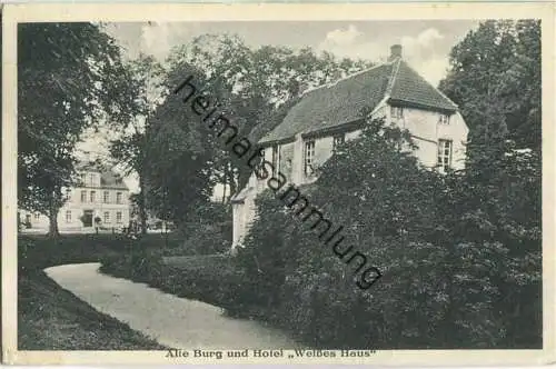 26736 Krummhörn - Pewsum - Alte Burg und Hotel Weisses Haus - Verlag H. Groeneveld Pewsum